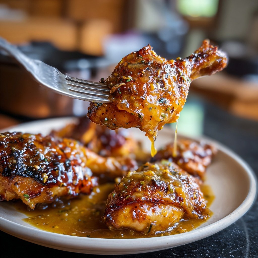 Honey Mustard Glazed Chicken