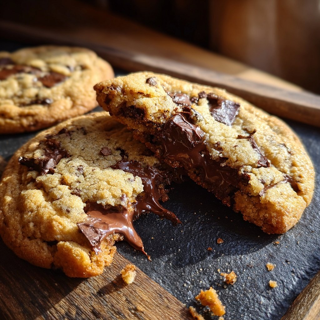 Crispy Edges Soft Center Chocolate Chip Cookies​