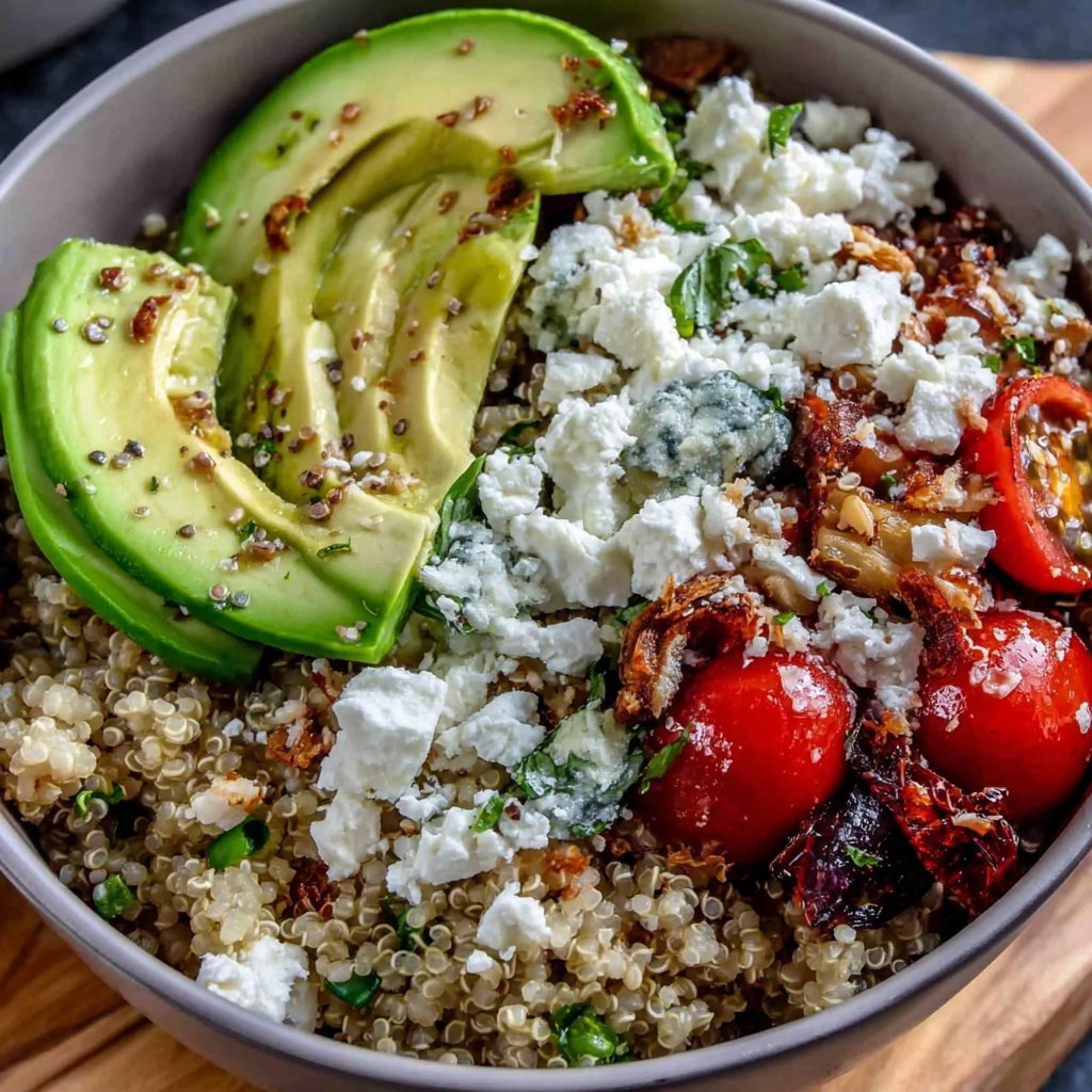 Savory Quinoa Lunch Bowls