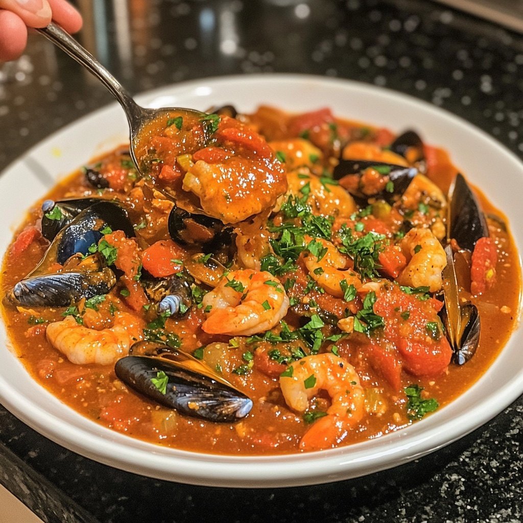 Savor Every Spoonful of Easy Cioppino Delight