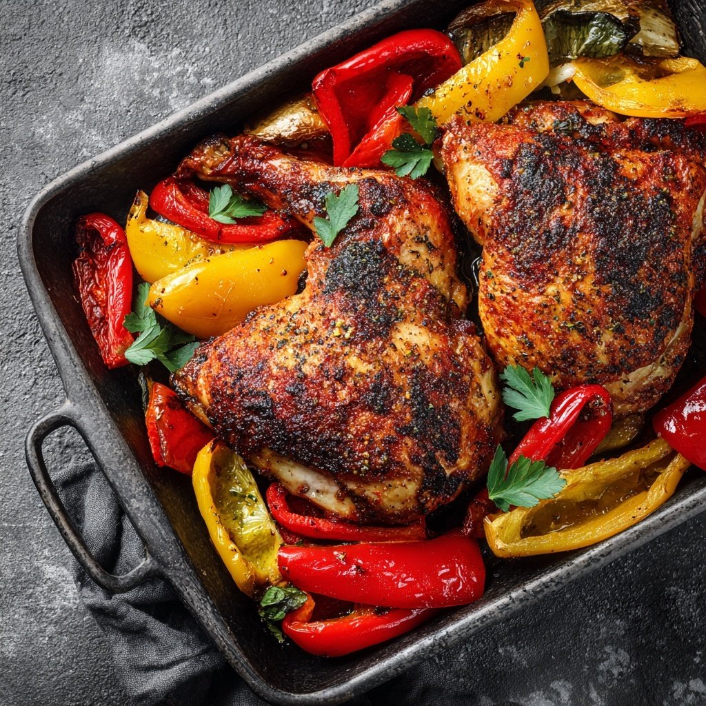 Sheet Pan Chicken Roasted Vegetables