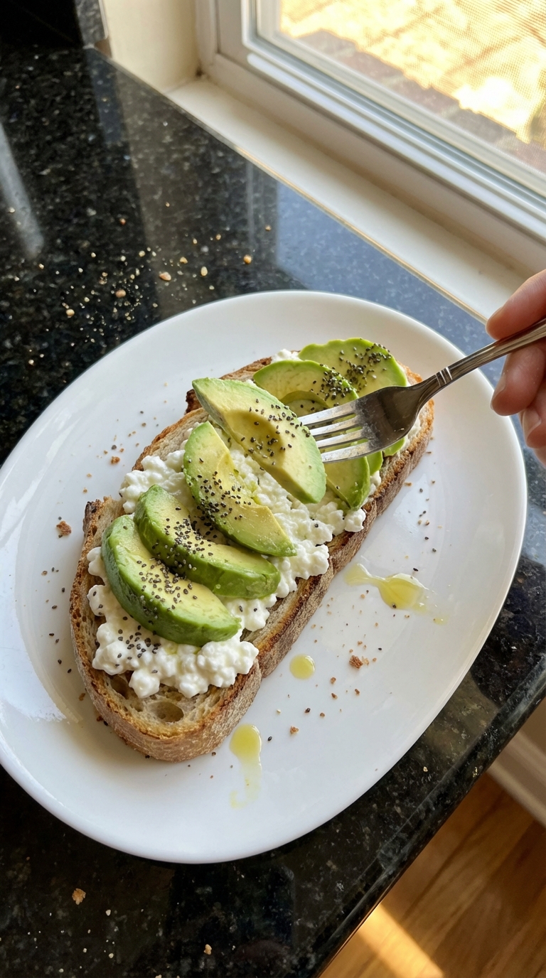 Cottage Cheese & Avocado Toast