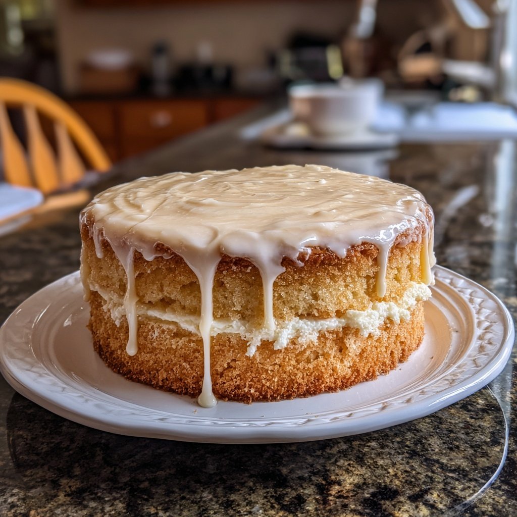 Simply Vanilla Layered Cake
