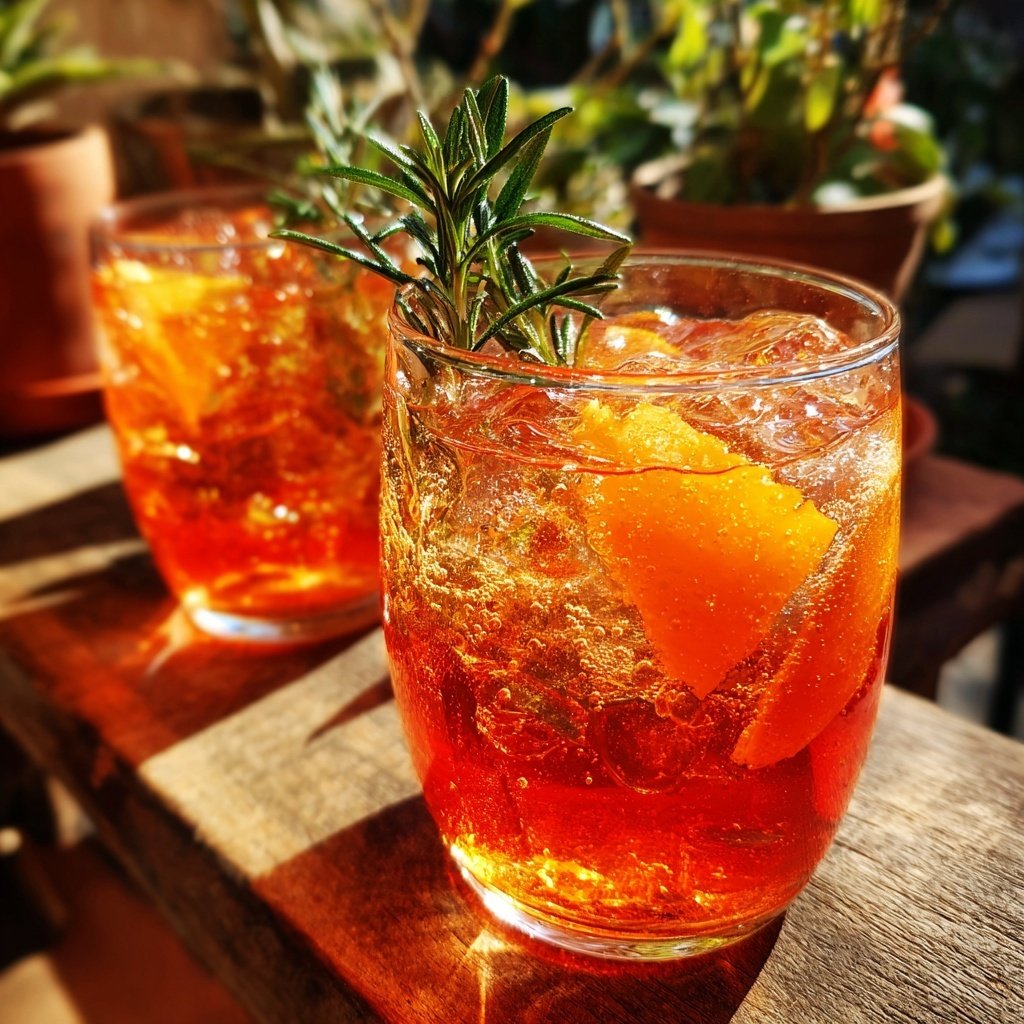 Rosemary Clementine Holiday Spritz