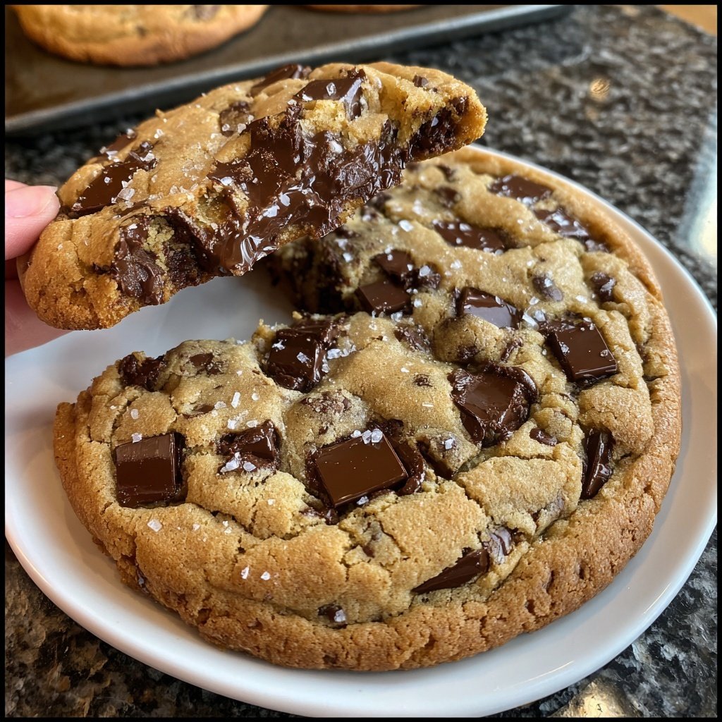 Best Giant Chocolate Chip Cookie