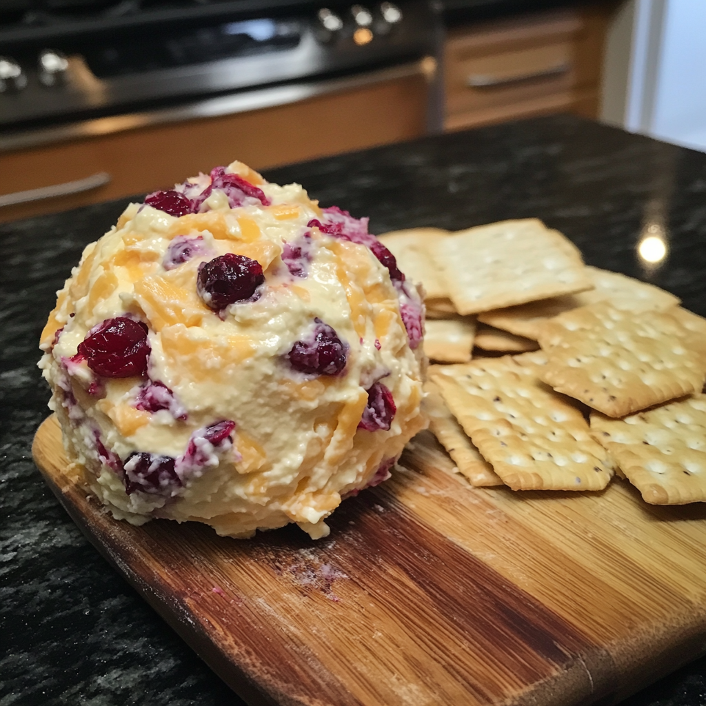 Cheddar Cranberry Cheese Ball