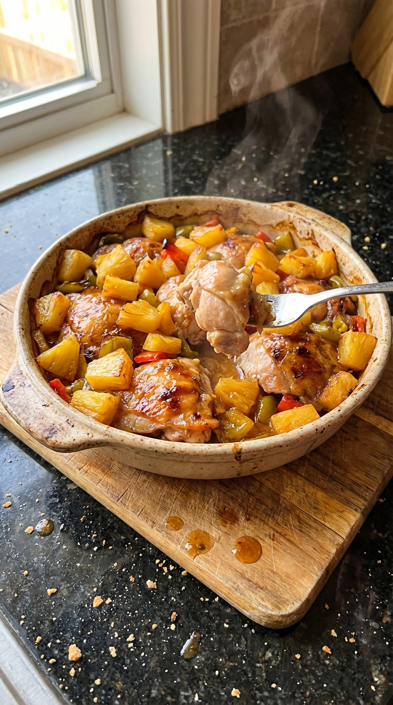 Hawaiian Pineapple Chicken Bake
