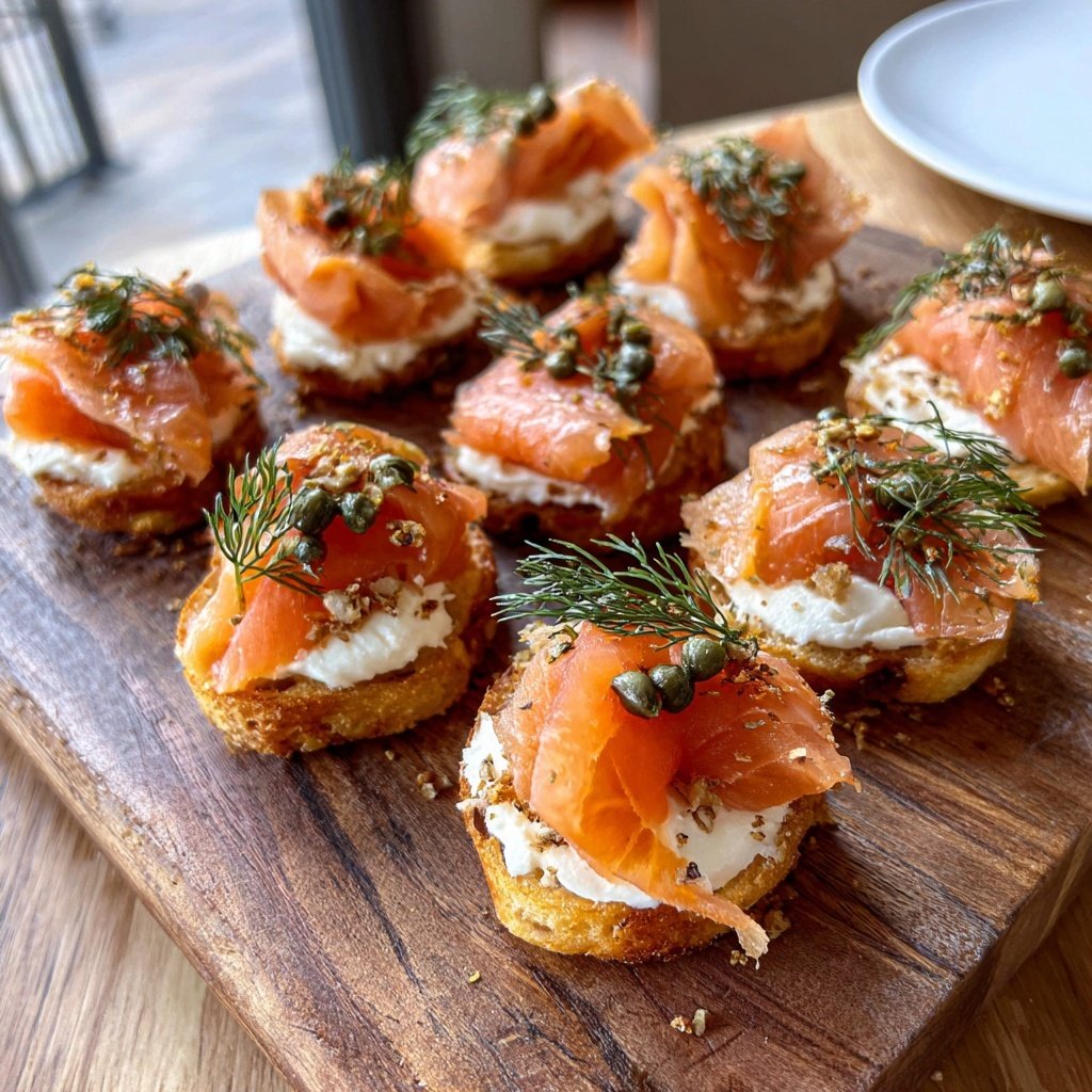 Smoked Salmon Appetizer Bites