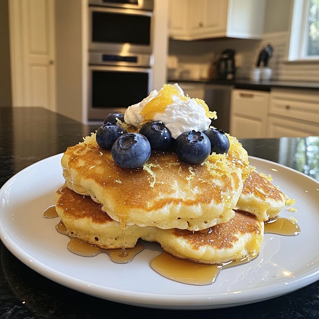 Bobby Flay Lemon Ricotta Pancakes