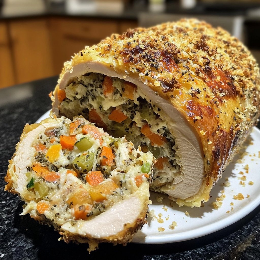Stuffed Turkey Roll