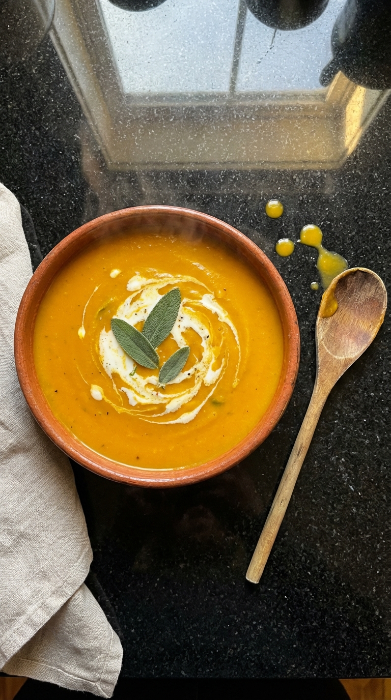Pumpkin and Sage Soup