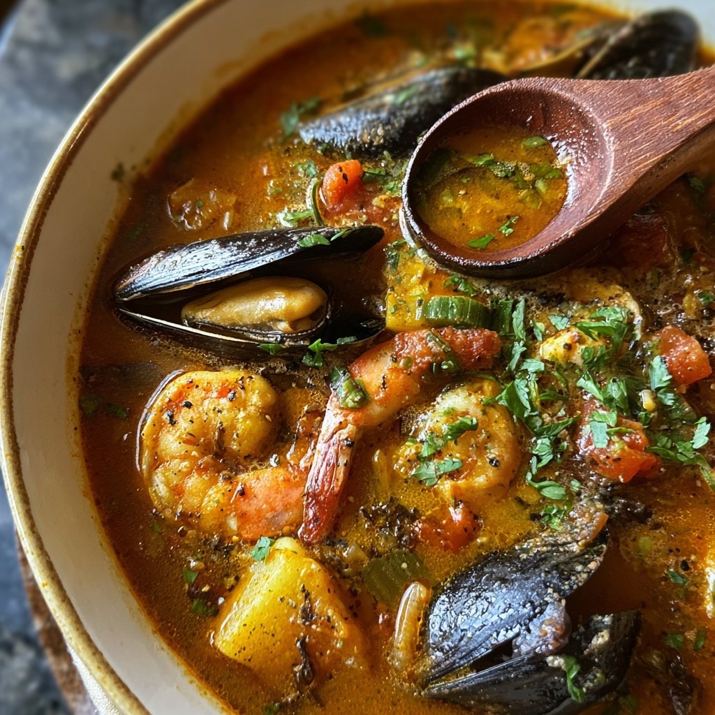Rich and Hearty Italian Seafood Stew