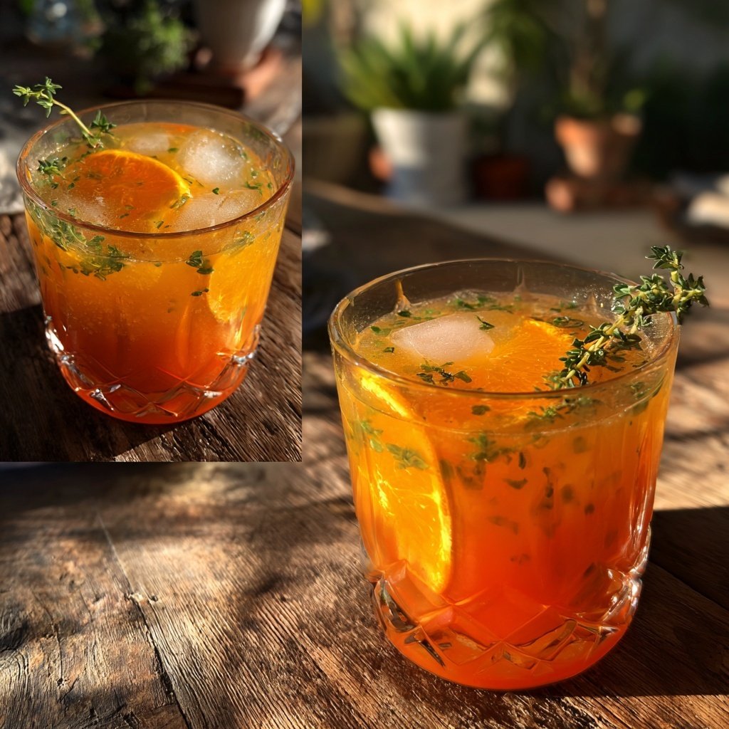 Blood Orange Thyme Refresher