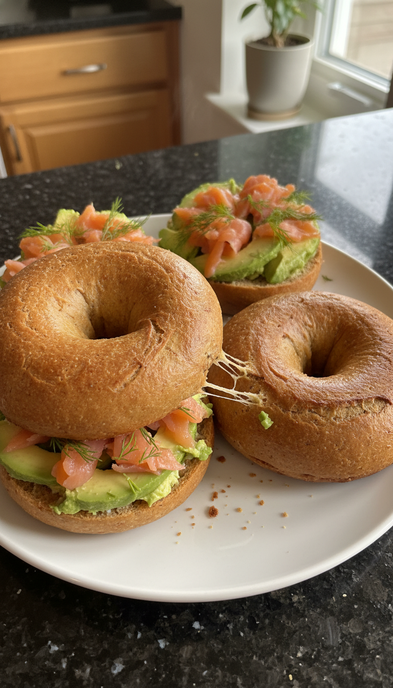 Savory Protein Bagels Delight