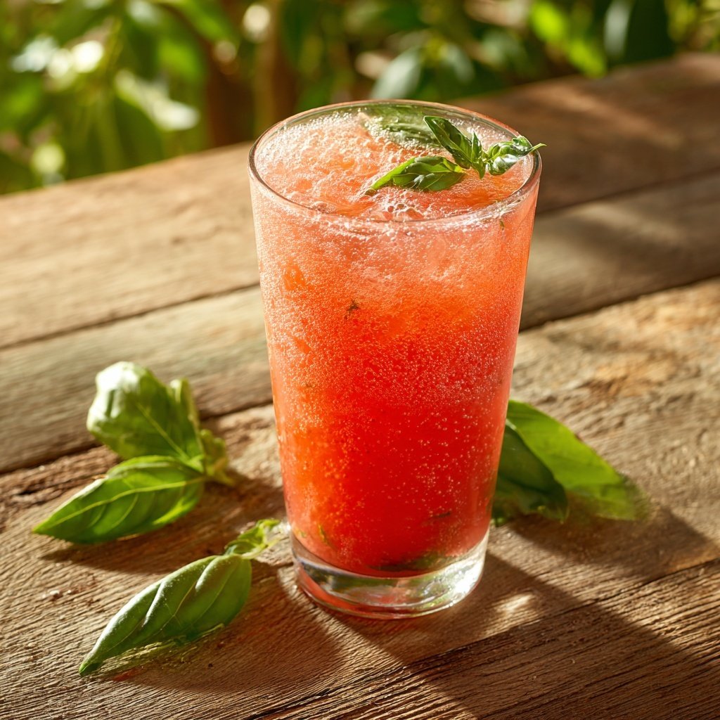 Watermelon Basil Sparkler