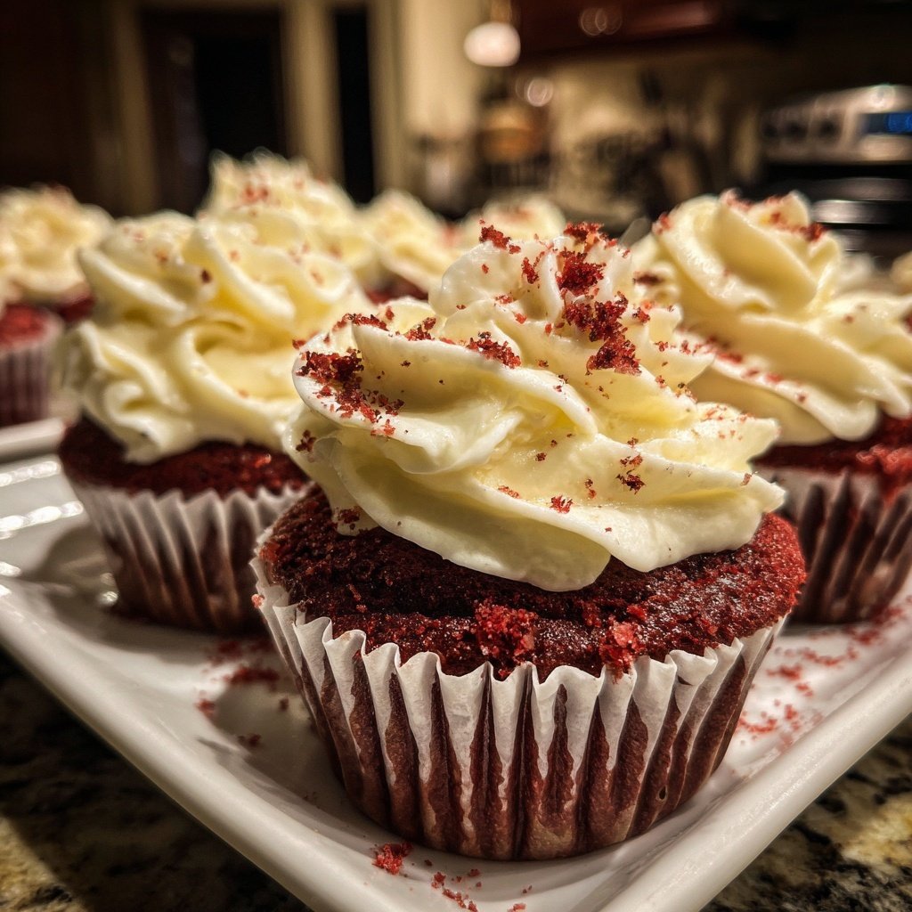 Decadent Red Velvet Cupcakes