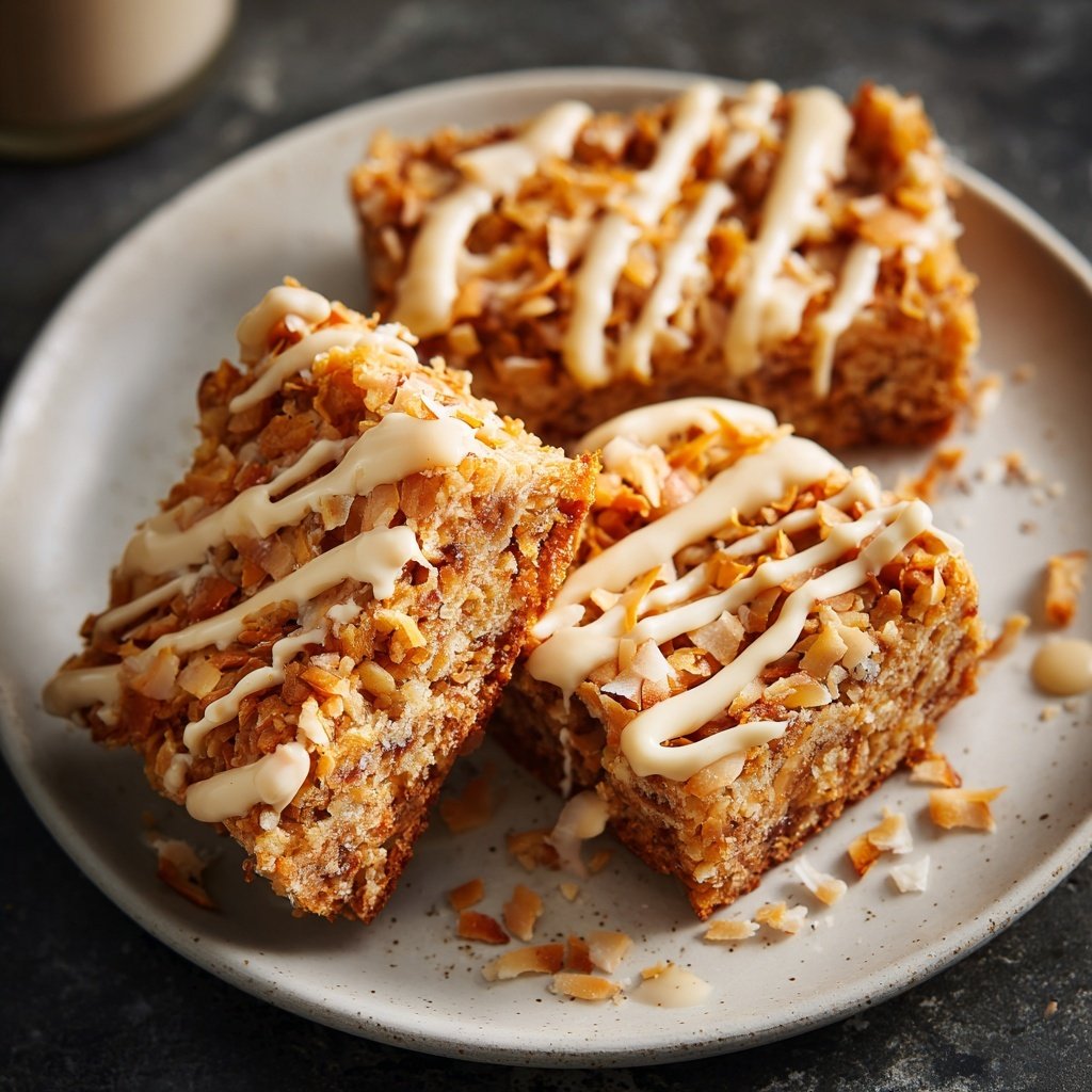 Sweet Coconut Cream Flapjacks