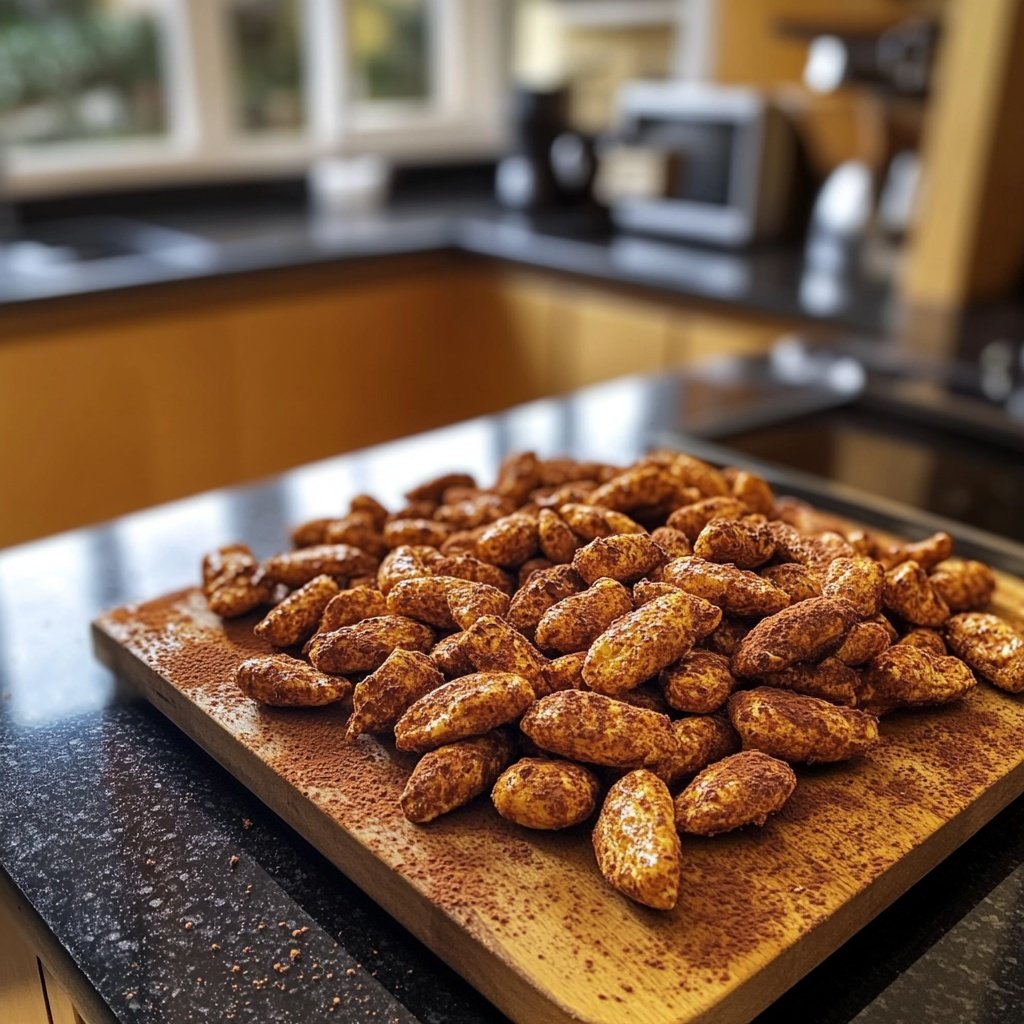 Mexican Hot Cocoa Spiced Nuts