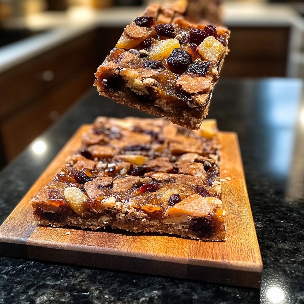 Spiced Mulled Wine Fruit Bars