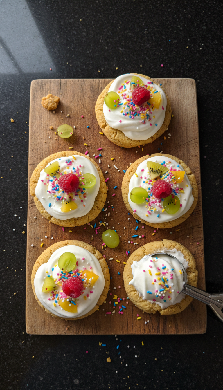Frozen Yogurt Cookie Cups