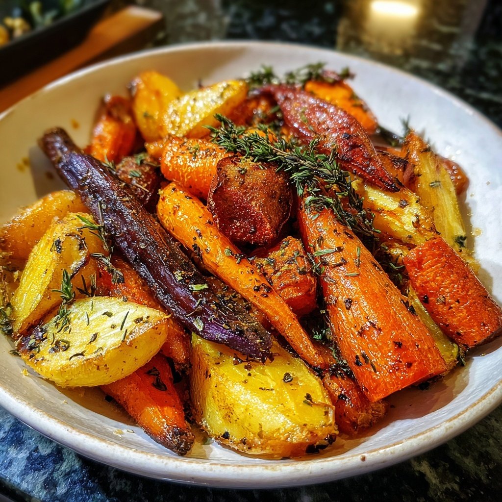 Roasted Root Vegetables with Herbs