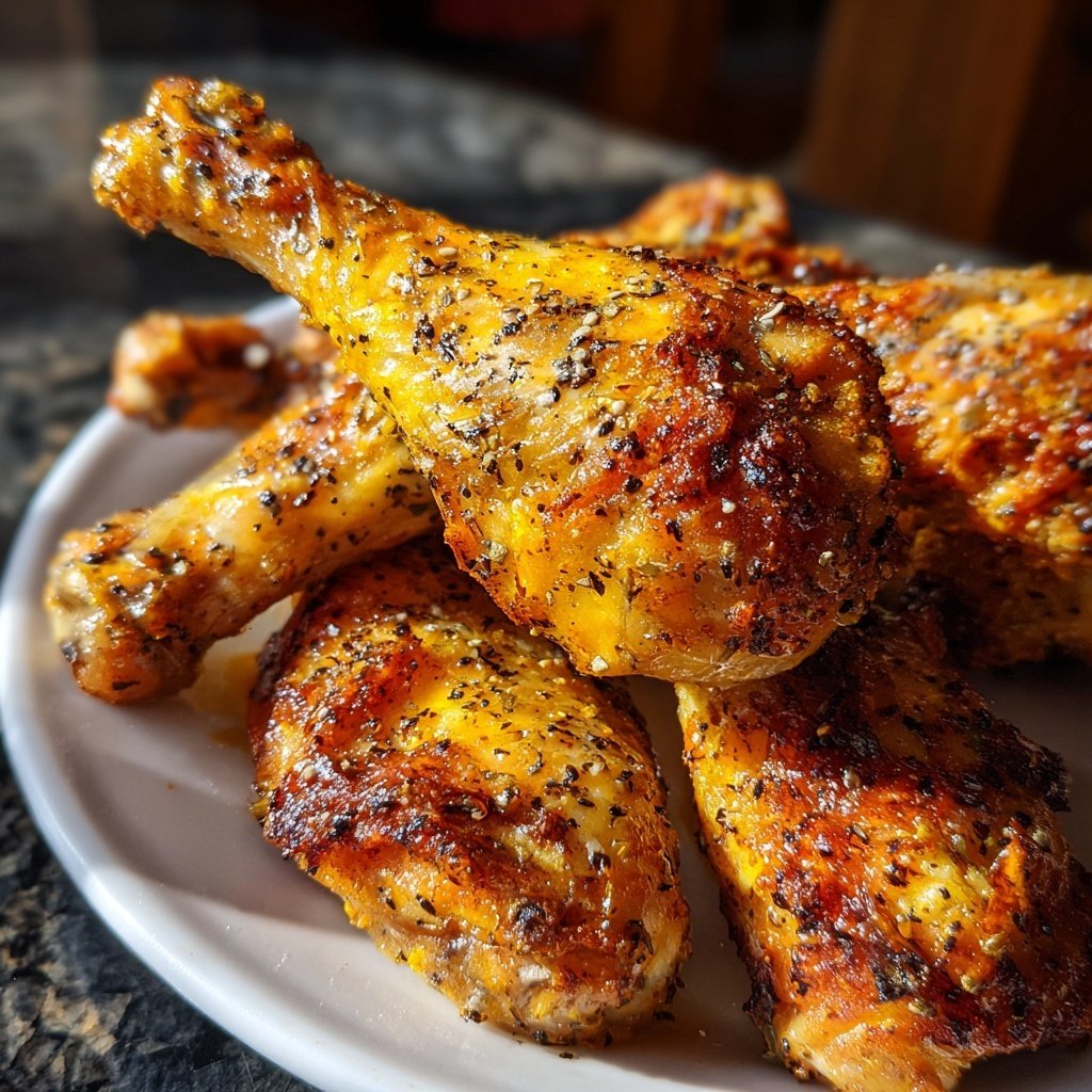 Lemon Pepper Roasted Drumsticks