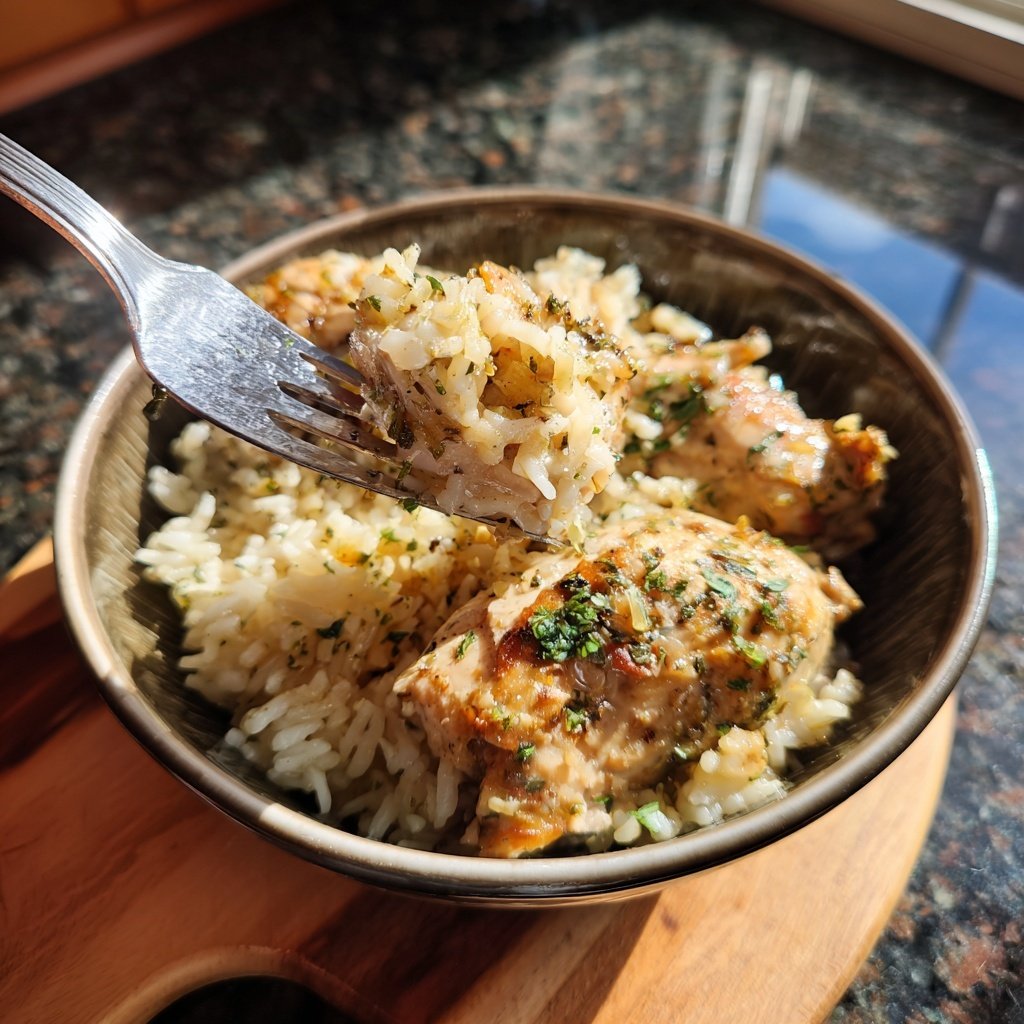 Savory Chicken and Rice Bowl