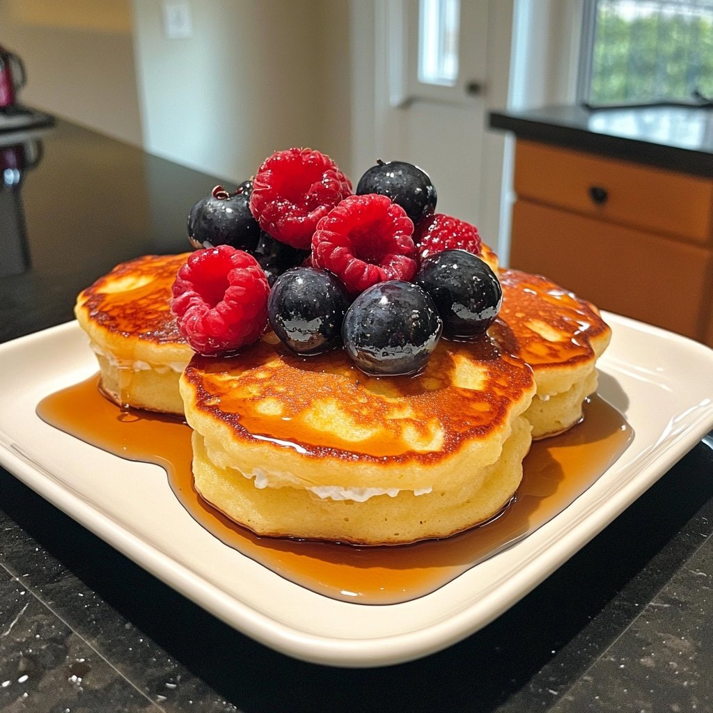 Gluten Free Lemon Ricotta Pancakes