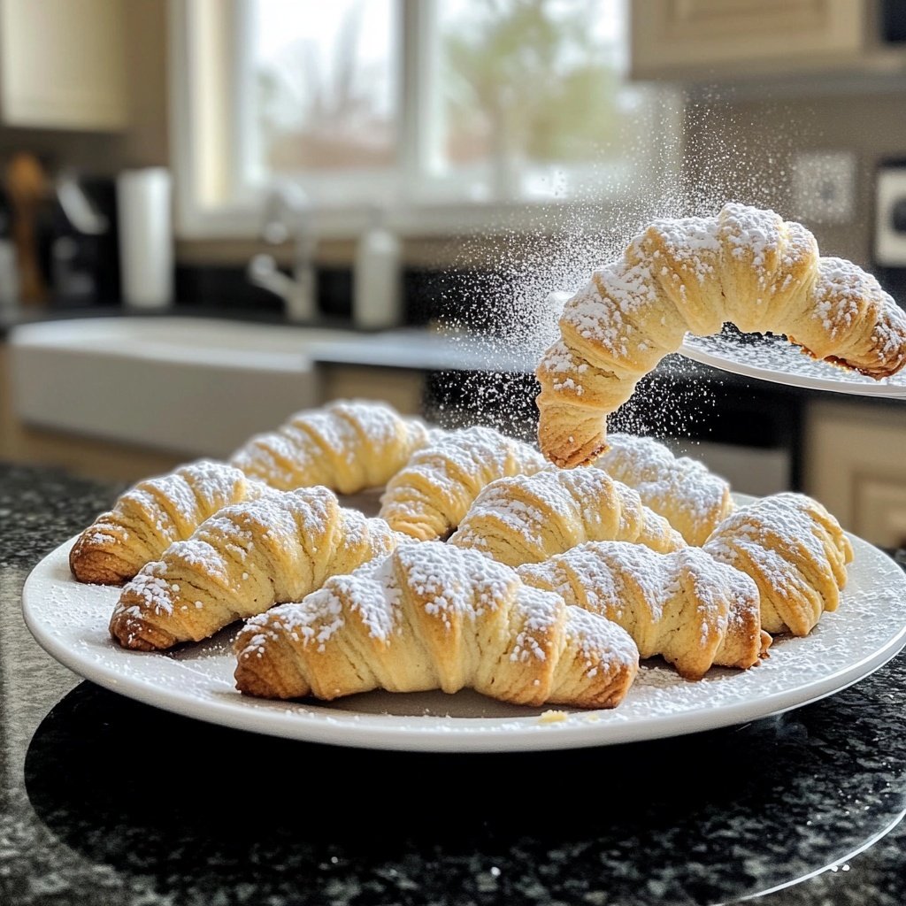 Vanilla Crescent Cookies with Bourbon Vanilla