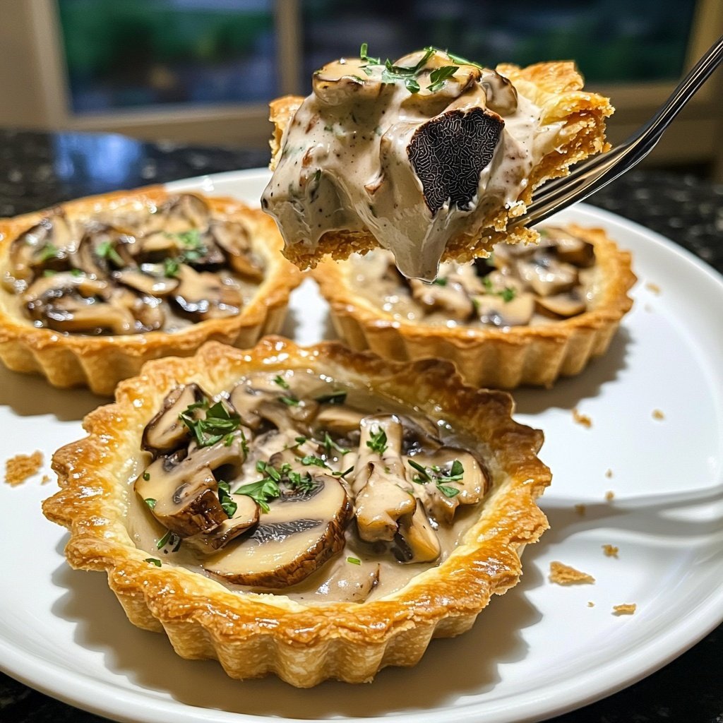 Truffle Mushroom Tartlets