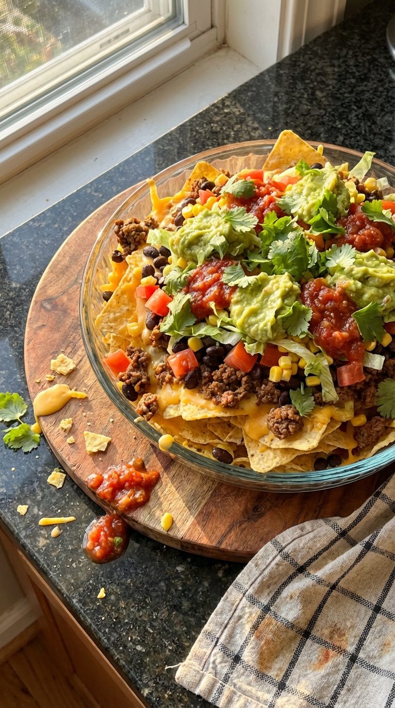 Layered Nacho Salad Bowl