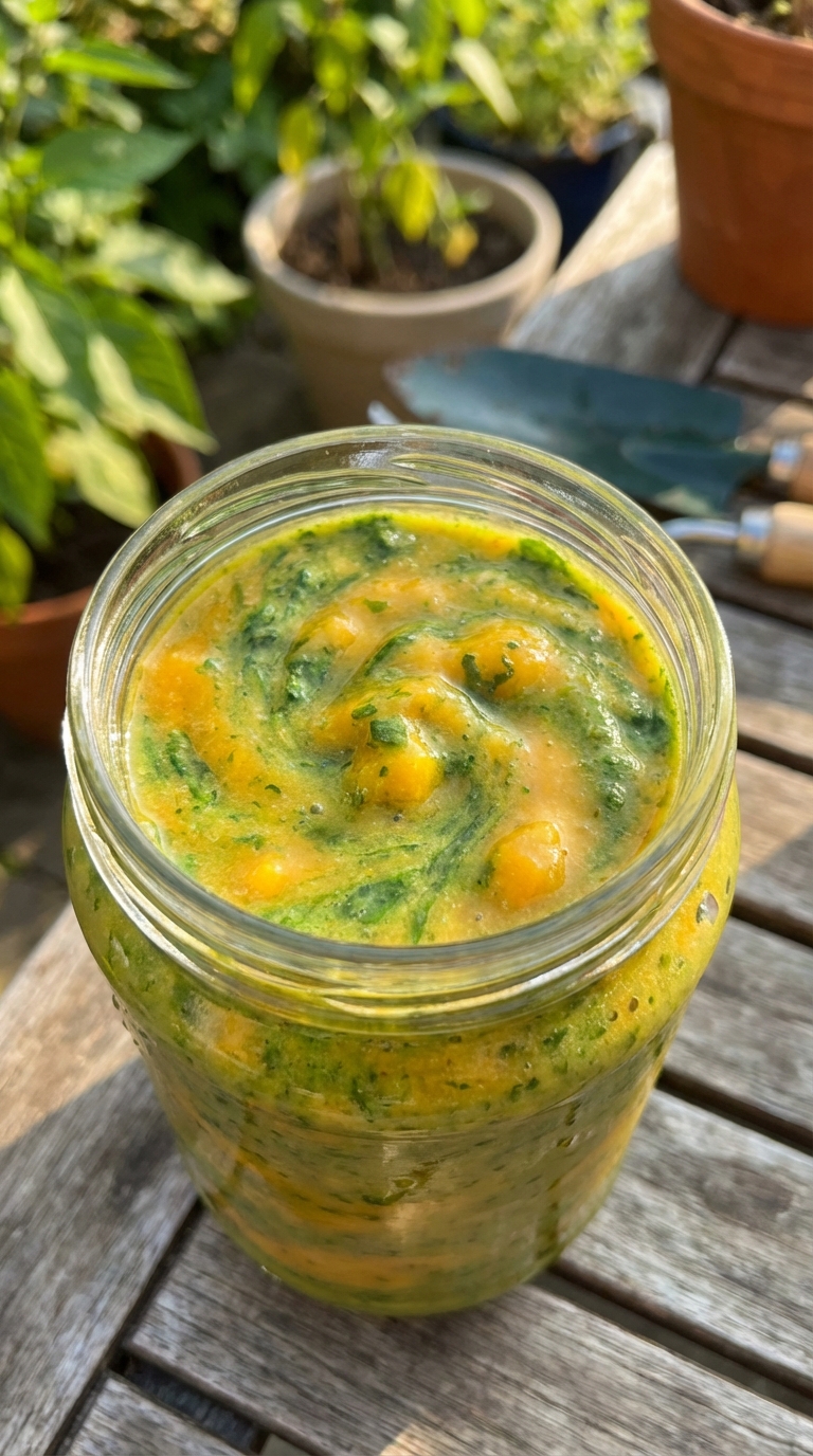 Mango Spinach Detox Smoothie